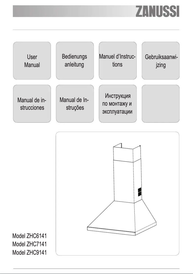 Página 1 del manual Manual de usuario Zanussi ZHC 7141