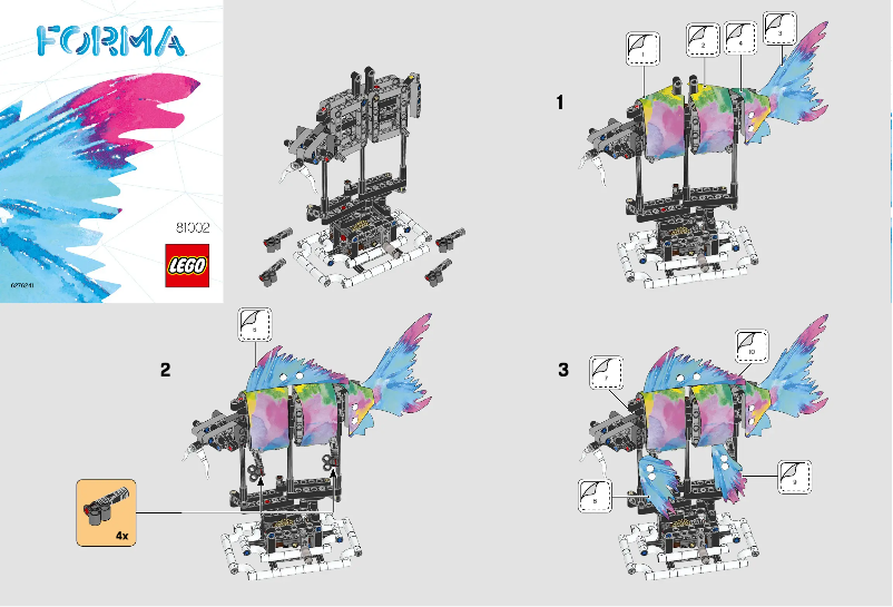 Page 1 de la notice Manuel utilisateur Lego Elves 81002