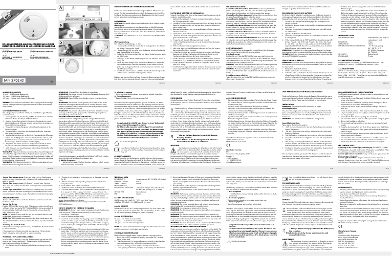 Page 1 de la notice Manuel utilisateur Smartwares IAN 270243