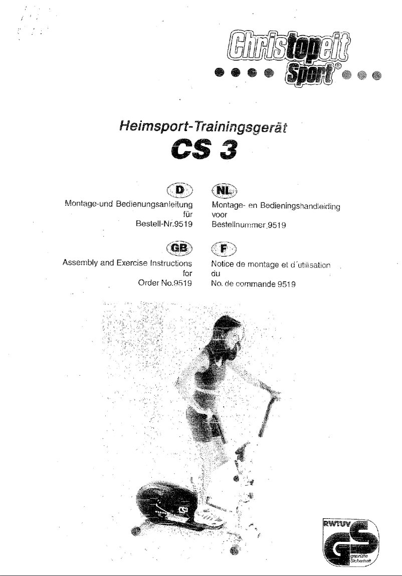 Page n°1 - Manuel utilisateur Christopeit CS 3