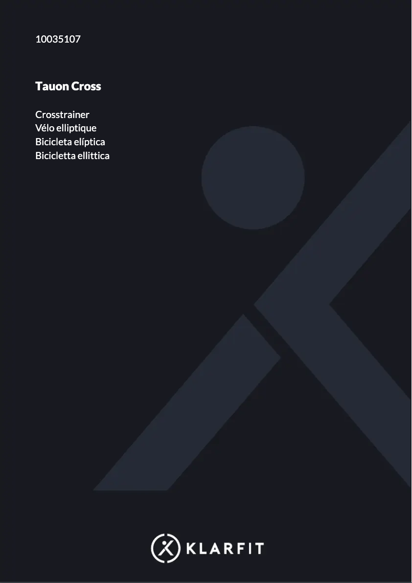 Page n°1 - Manuel utilisateur Klarfit Tauon