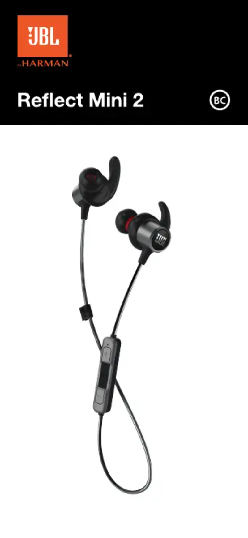 Page 1 de la notice Manuel utilisateur JBL Reflect Mini 2