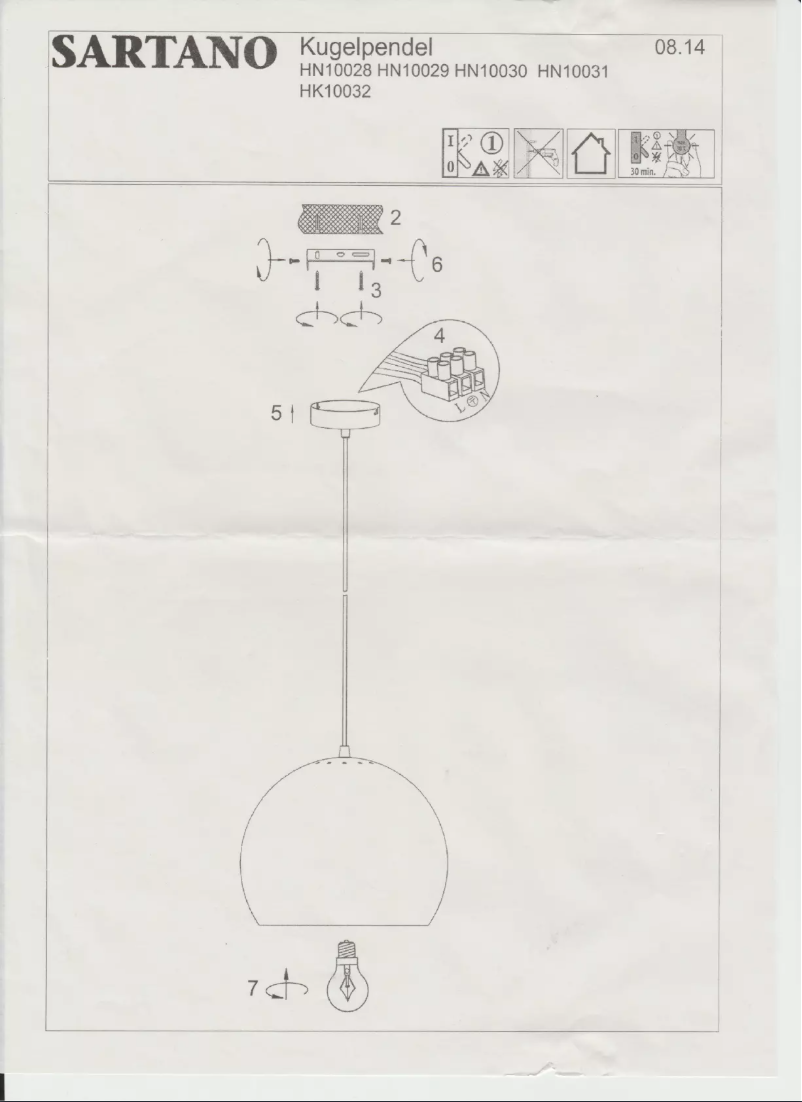 Page n°1 - Manuel utilisateur Sartano HN10029