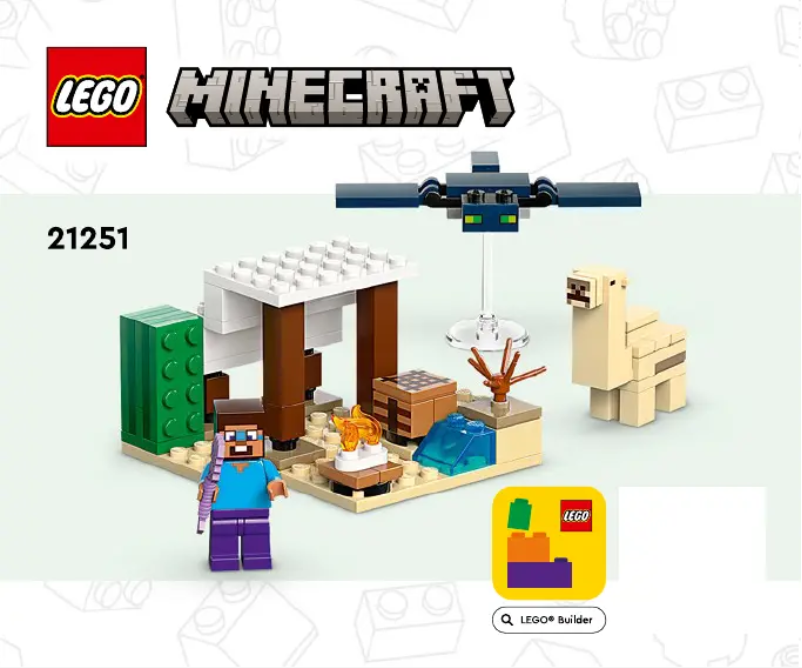 Page 1 de la notice Manuel utilisateur Lego Minecraft 21251