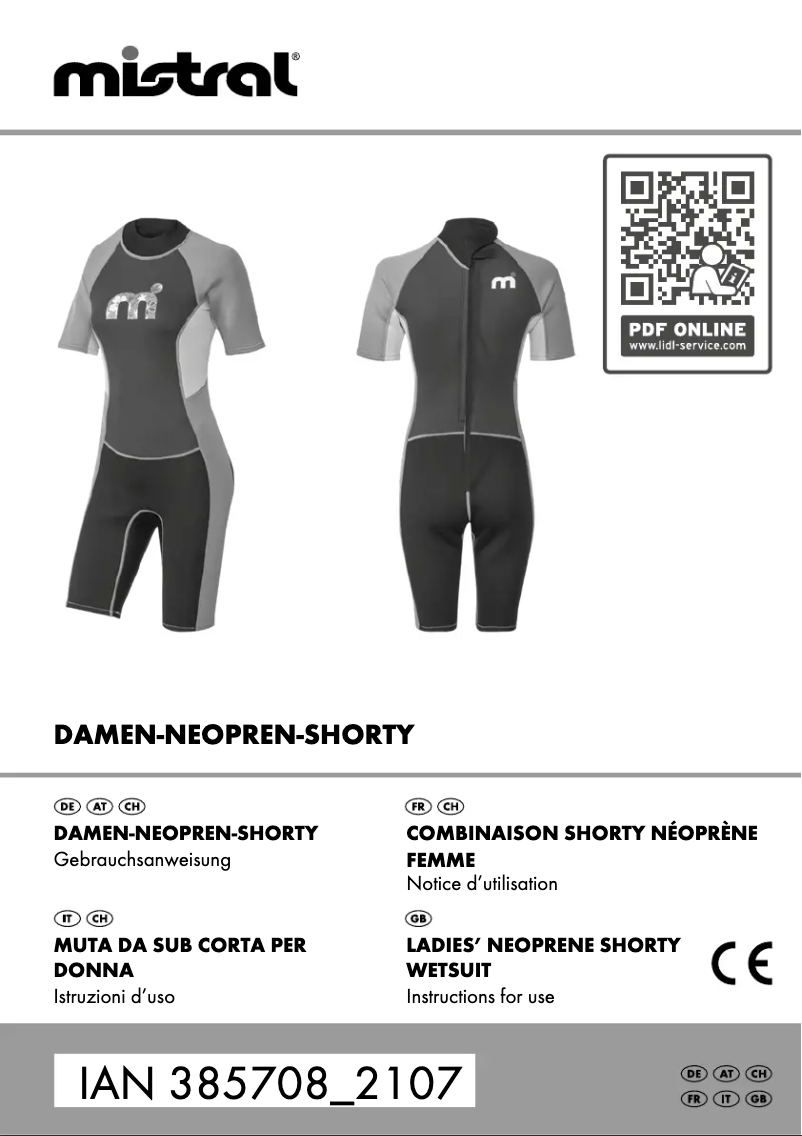 Página 1 del manual Manual de usuario Mistral IAN 385708