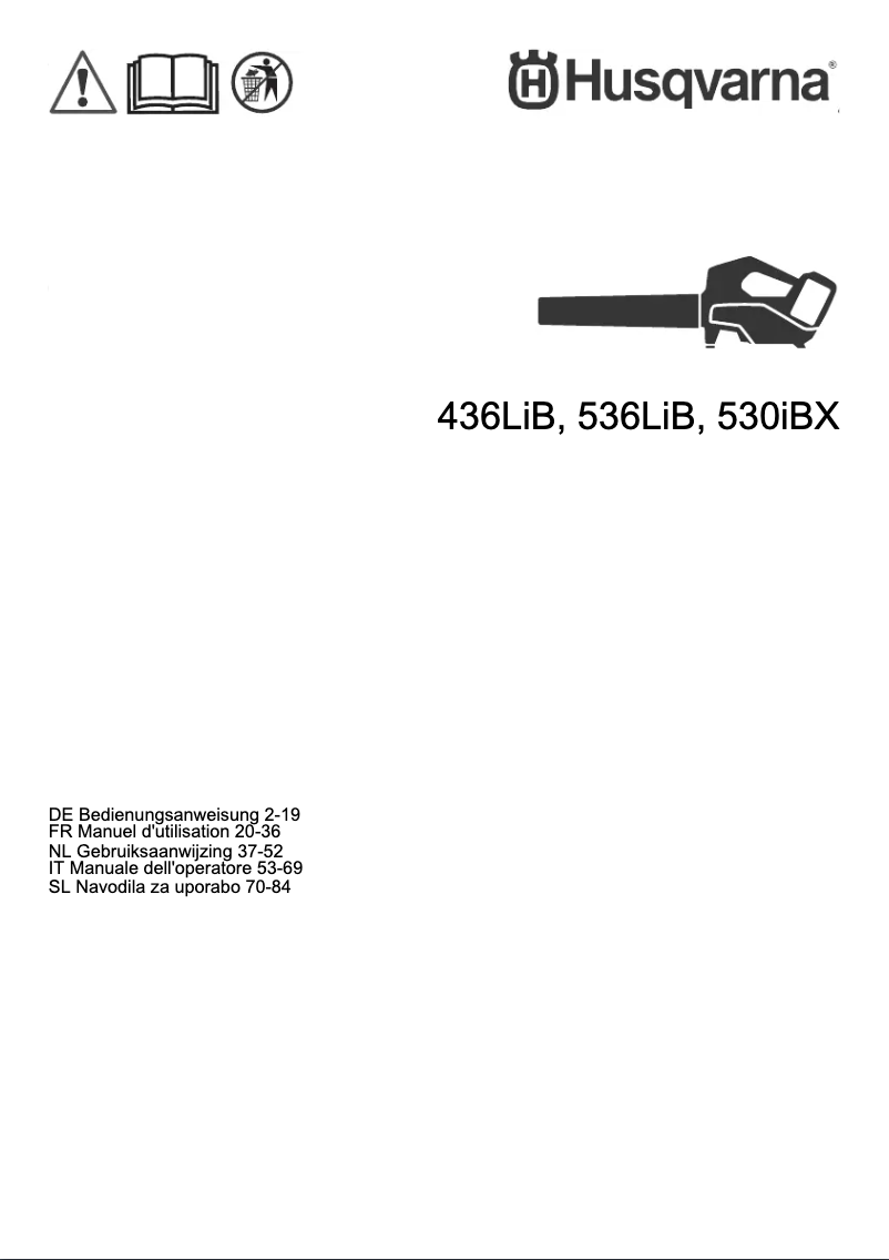 Image de la première page du manuel de l'appareil 530iBX