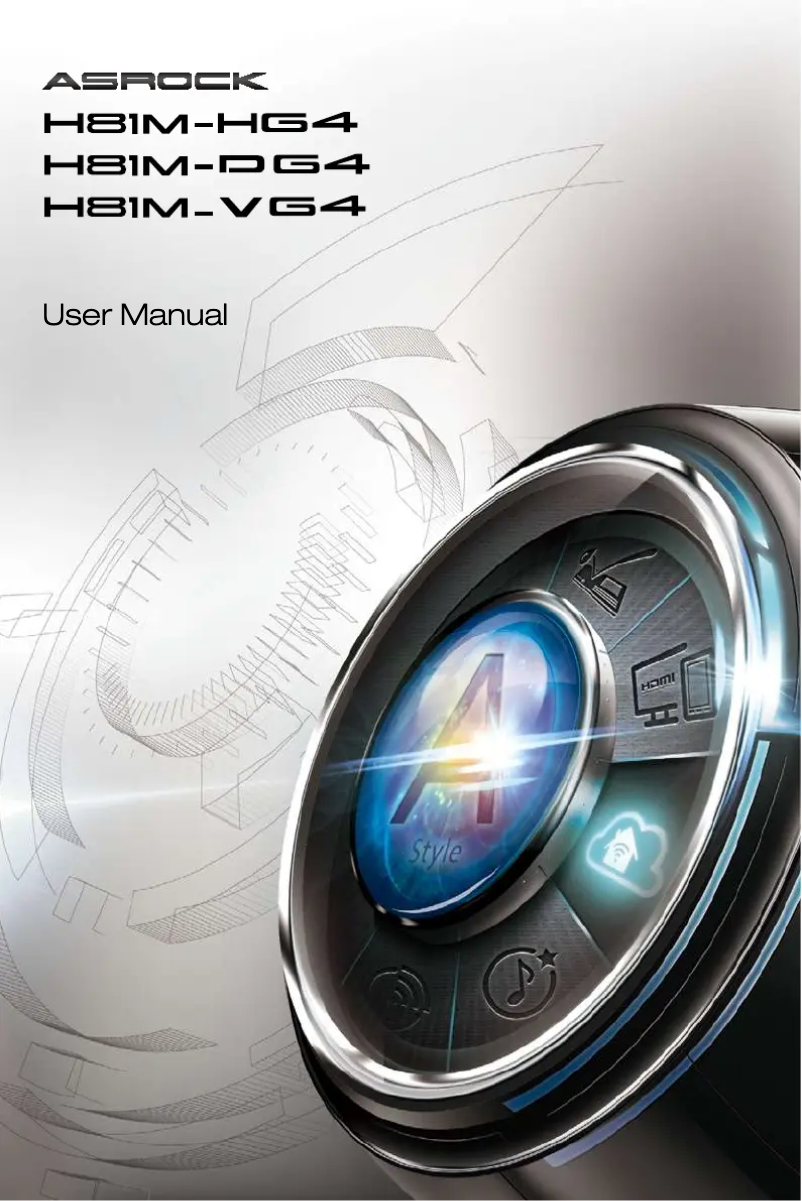 Image de la première page du manuel de l'appareil H81M-VG4