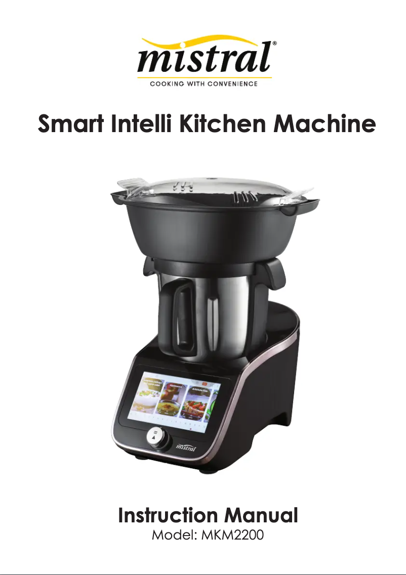 Page 1 de la notice Manuel utilisateur Mistral Smart Intelli MKM2200