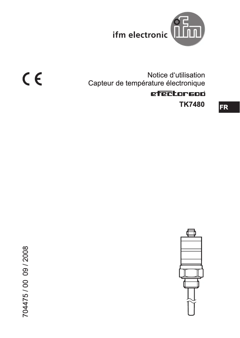 Imagen de la primera página del manual del dispositivo TK7480