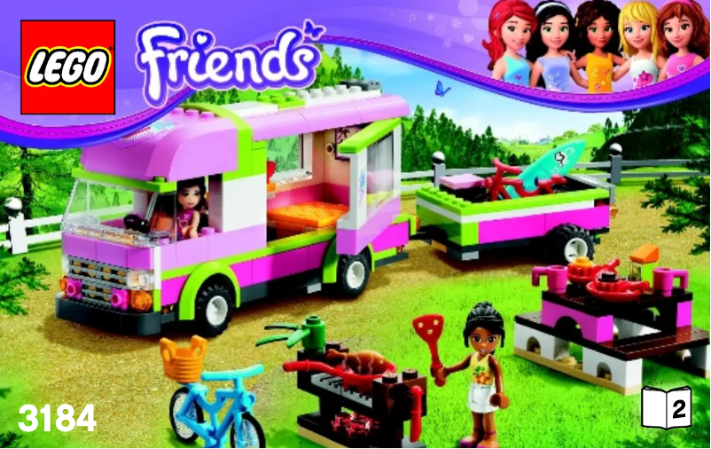 Page n°1 - Manuel utilisateur Lego Friends 3184