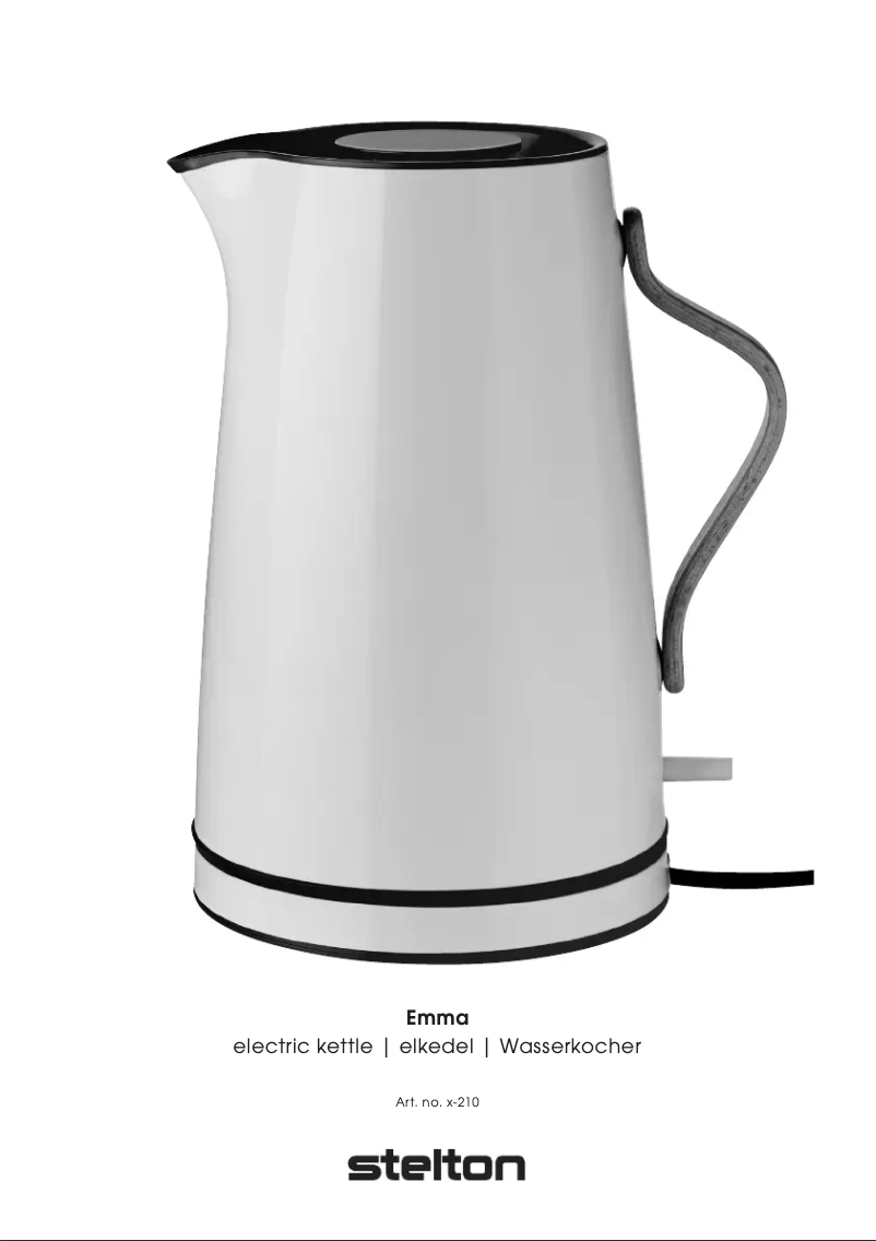 Page 1 de la notice Manuel utilisateur Stelton Emma