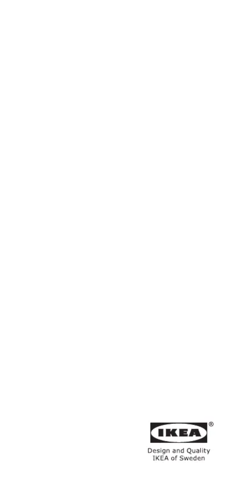 Page 1 de la notice Manuel utilisateur Ikea STRANDMON 304.946.27