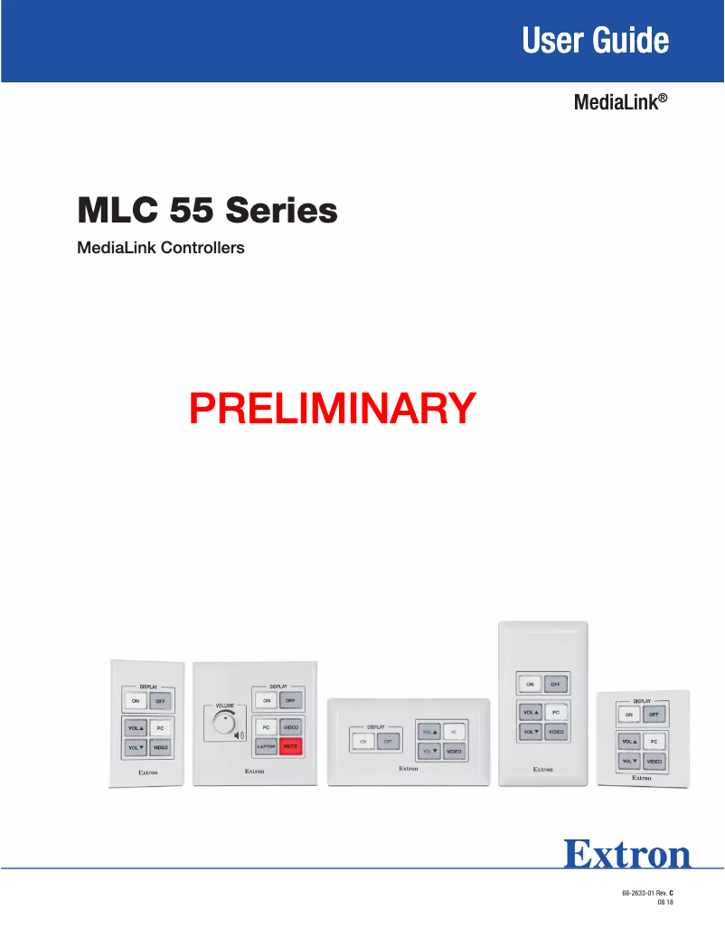 Image de la première page du manuel de l'appareil RS-232 and IR Control