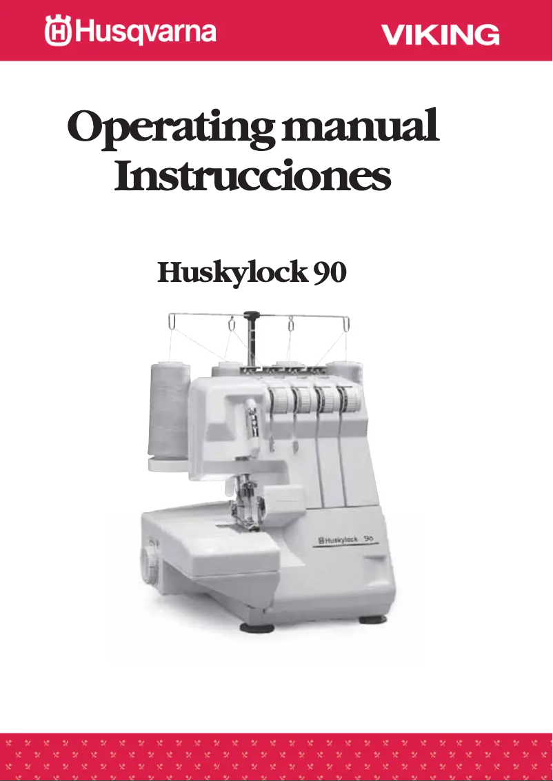 Page n°1 - Manuel utilisateur Husqvarna Huskylock 90