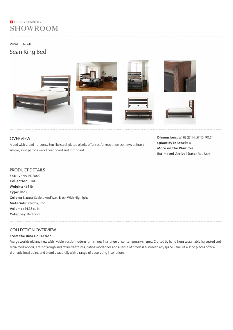 Page 1 de la notice Manuel utilisateur Four Hands VBNA-BD266K