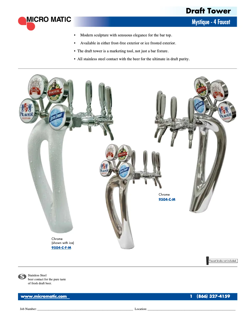 Page 1 de la notice Manuel utilisateur Micro Matic 9504