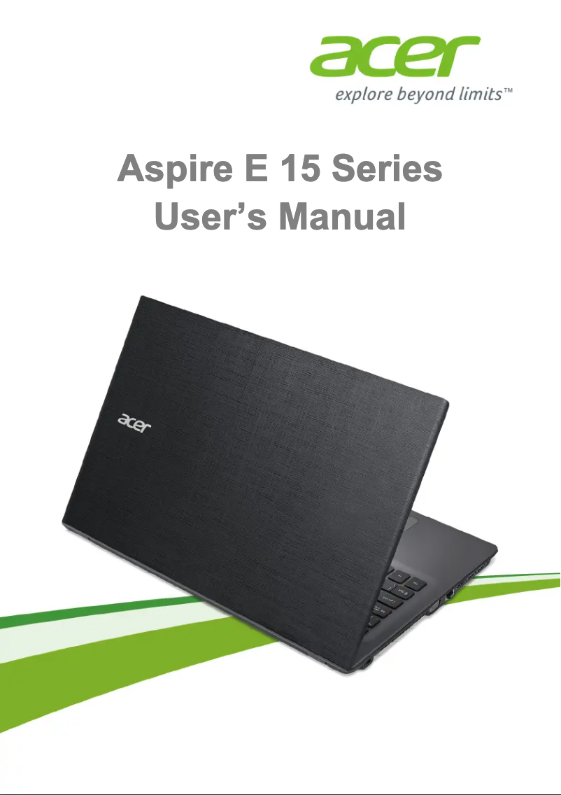 Página 1 del manual Manual de usuario Acer Aspire F5-572G