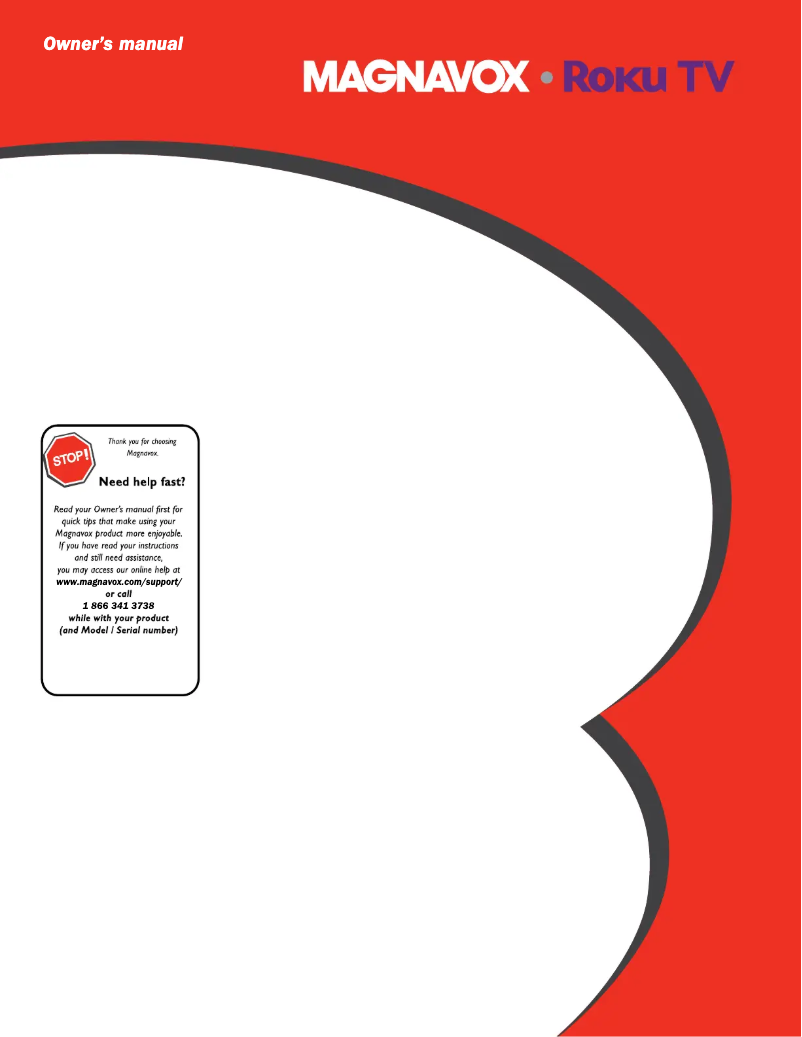 Page 1 de la notice Manuel utilisateur Magnavox 32MV319R