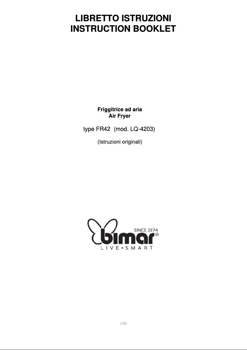 Image de la première page du manuel de l'appareil FR42