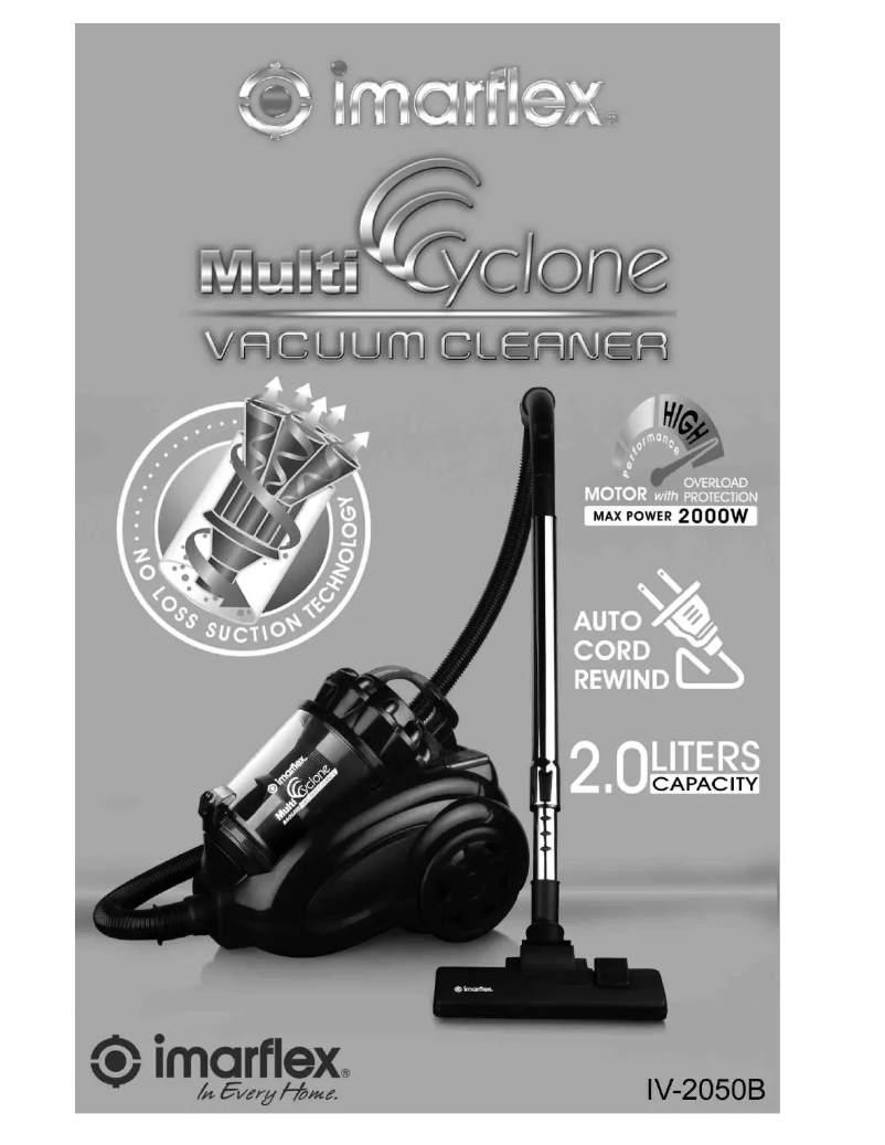 Page 1 de la notice Manuel utilisateur Imarflex IV-2050B