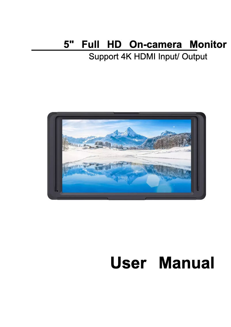 Page n°1 - Manuel utilisateur Feelworld F5