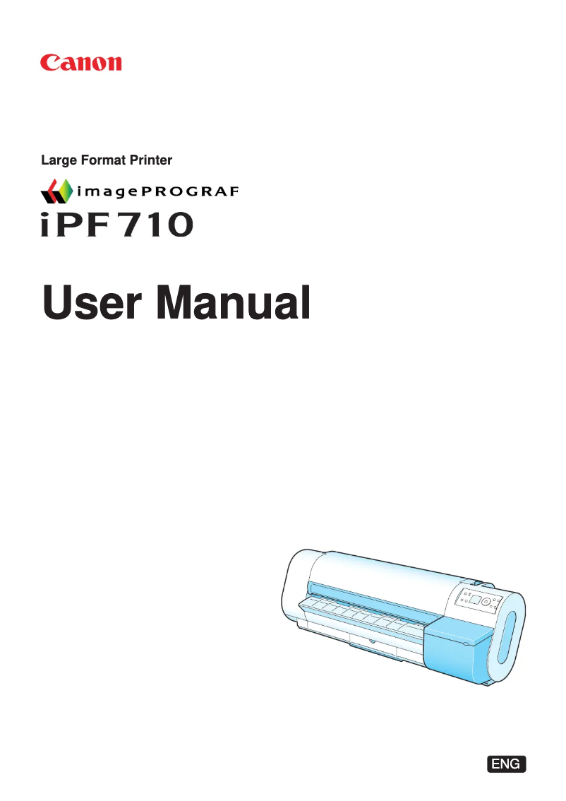 Page n°1 - Manuel utilisateur Canon imagePROGRAF iPF710