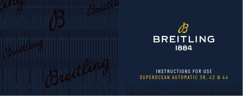 Page n°1 - Manuel utilisateur Breitling Superocean Automatic 44