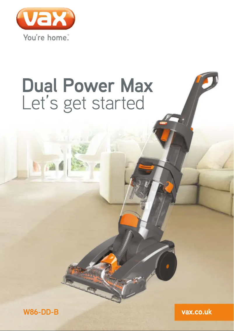 Image de la première page du manuel de l'appareil Dual Power Max VRS801