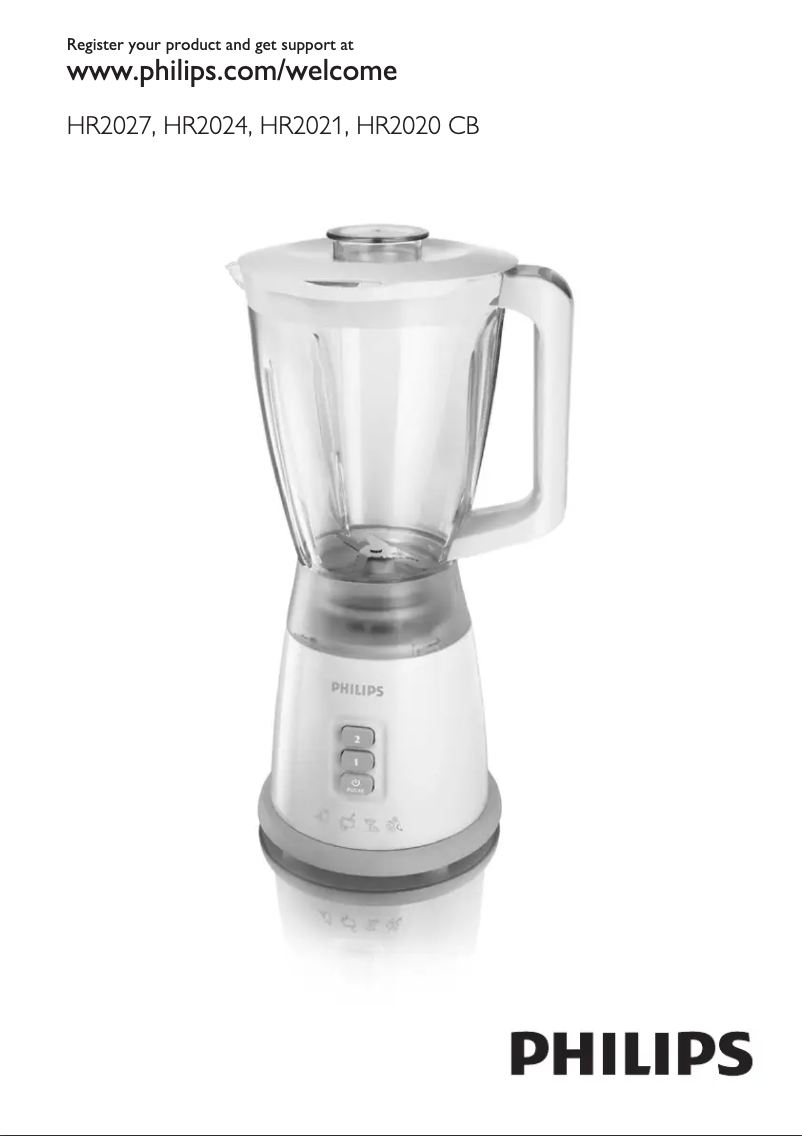 Page 1 de la notice Manuel utilisateur Philips Viva Collection HR3551