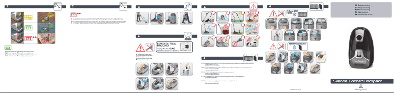 Page 1 de la notice Manuel utilisateur OBH Nordica Silence Force Compact