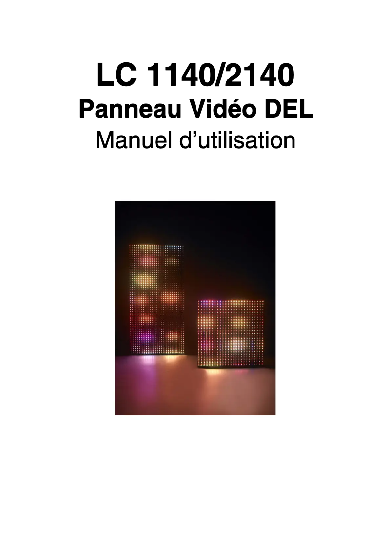 Page 1 de la notice Manuel utilisateur Martin Alien LED Downlight