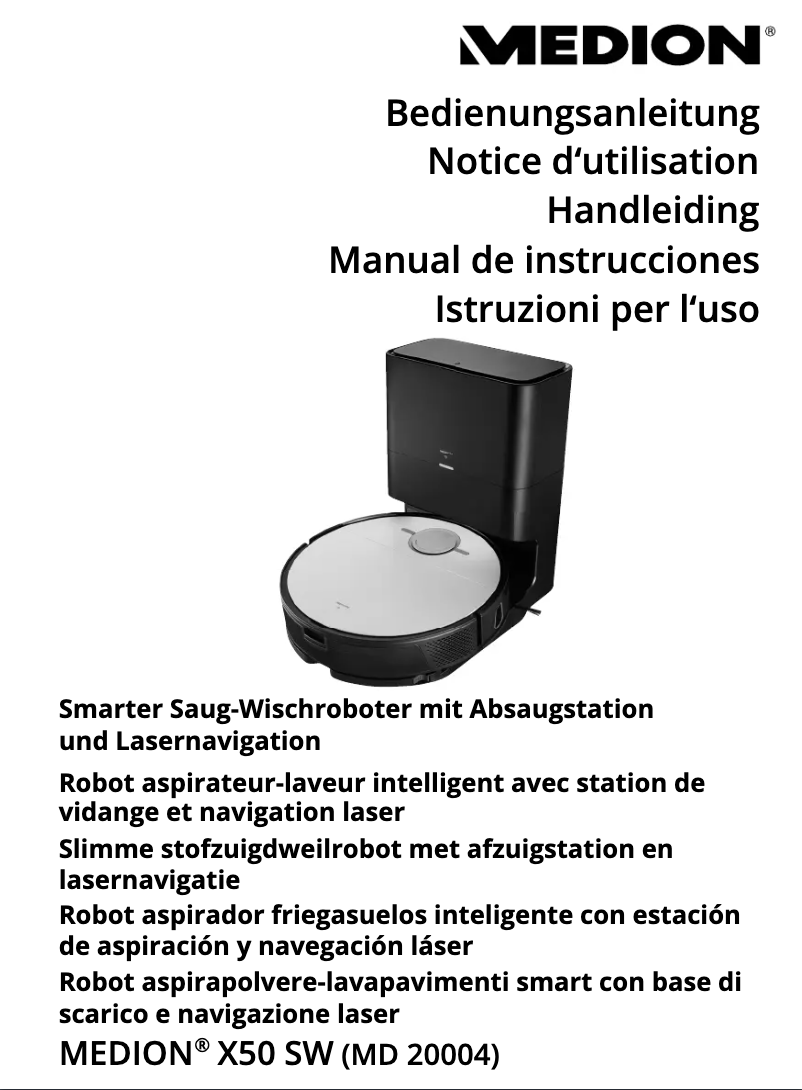 Page 1 de la notice Manuel utilisateur Medion X50 SW (MD 20004)