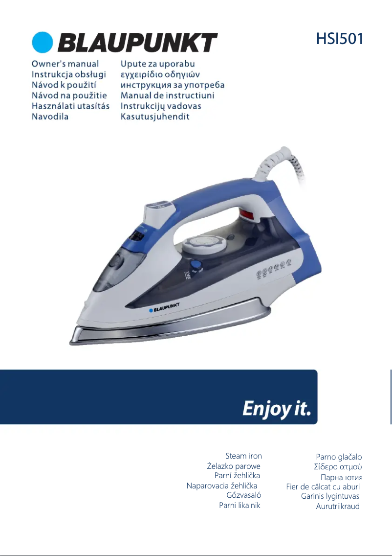 Imagen de la primera página del manual del dispositivo HSI501