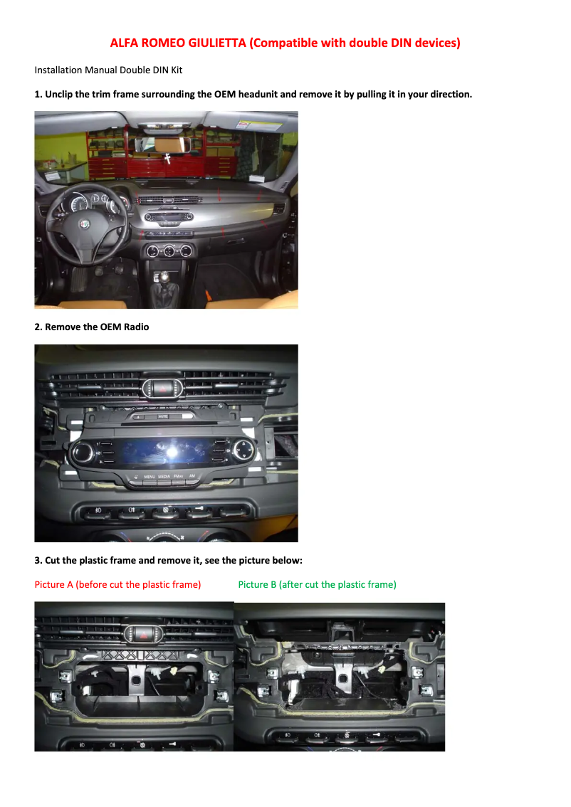 Image de la première page du manuel de l'appareil CA-HM-ALFA.001S