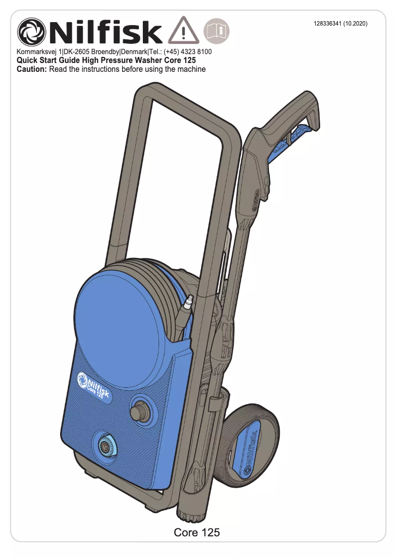 Page 1 de la notice Manuel utilisateur Nilfisk Core 125