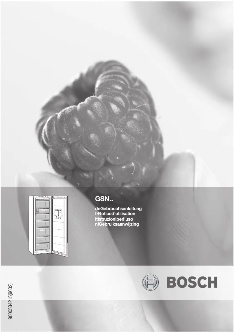 Página 1 del manual Manual de usuario Bosch GSN32V73EU