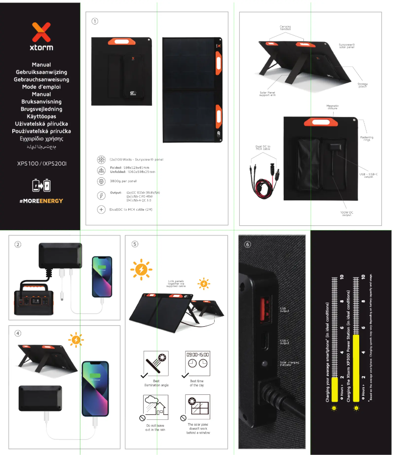 Page 1 de la notice Manuel utilisateur Xtorm XPS100