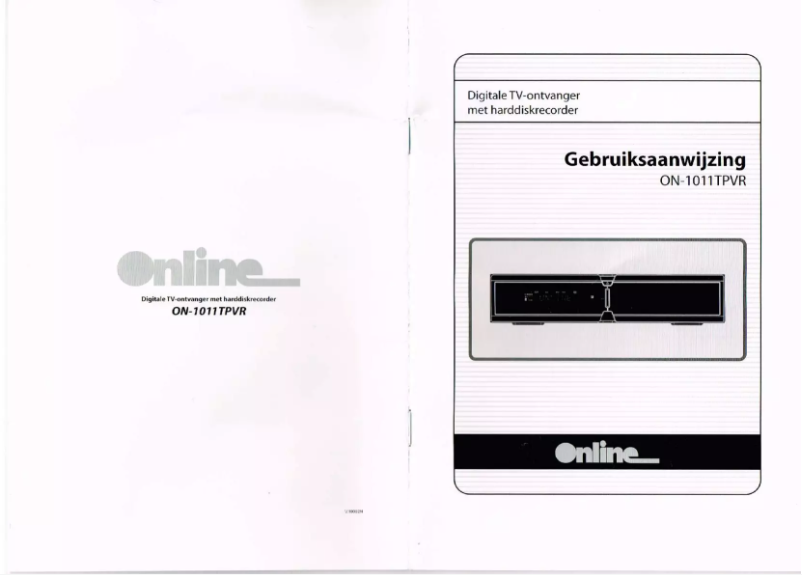 Página 1 del manual Manual de usuario Rebox ON-1011TPVR (Online)