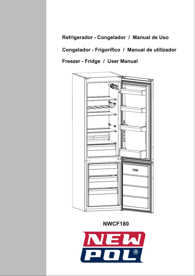 Page n°1 - Manuel utilisateur New Pol NWCF180