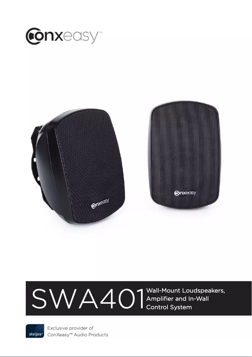 Page n°1 - Manuel utilisateur ConXeasy SWA401