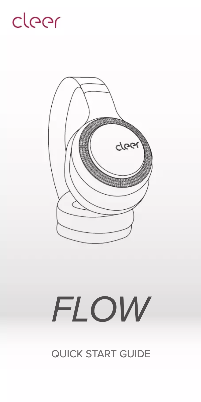 Page n°1 - Manuel utilisateur Cleer Flow