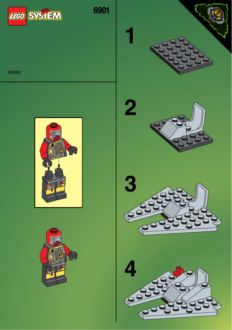 Page n°1 - Manuel utilisateur Lego Space 6901
