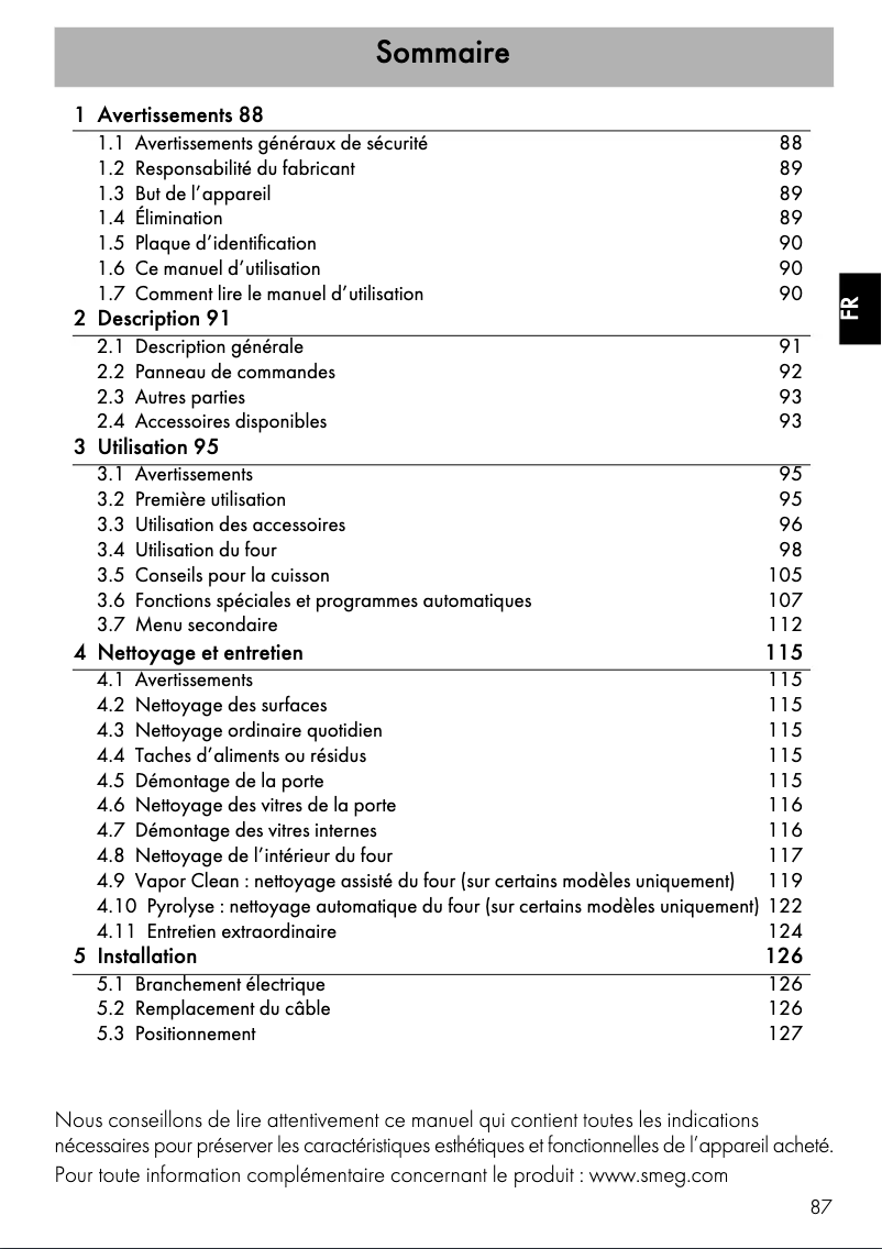 Image de la première page du manuel de l'appareil SF6390XE