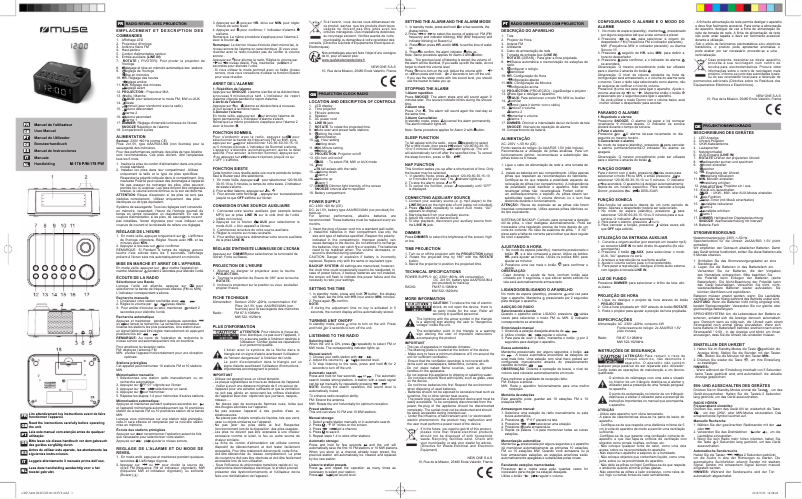 Page n°1 - Manuel utilisateur Muse M-178P