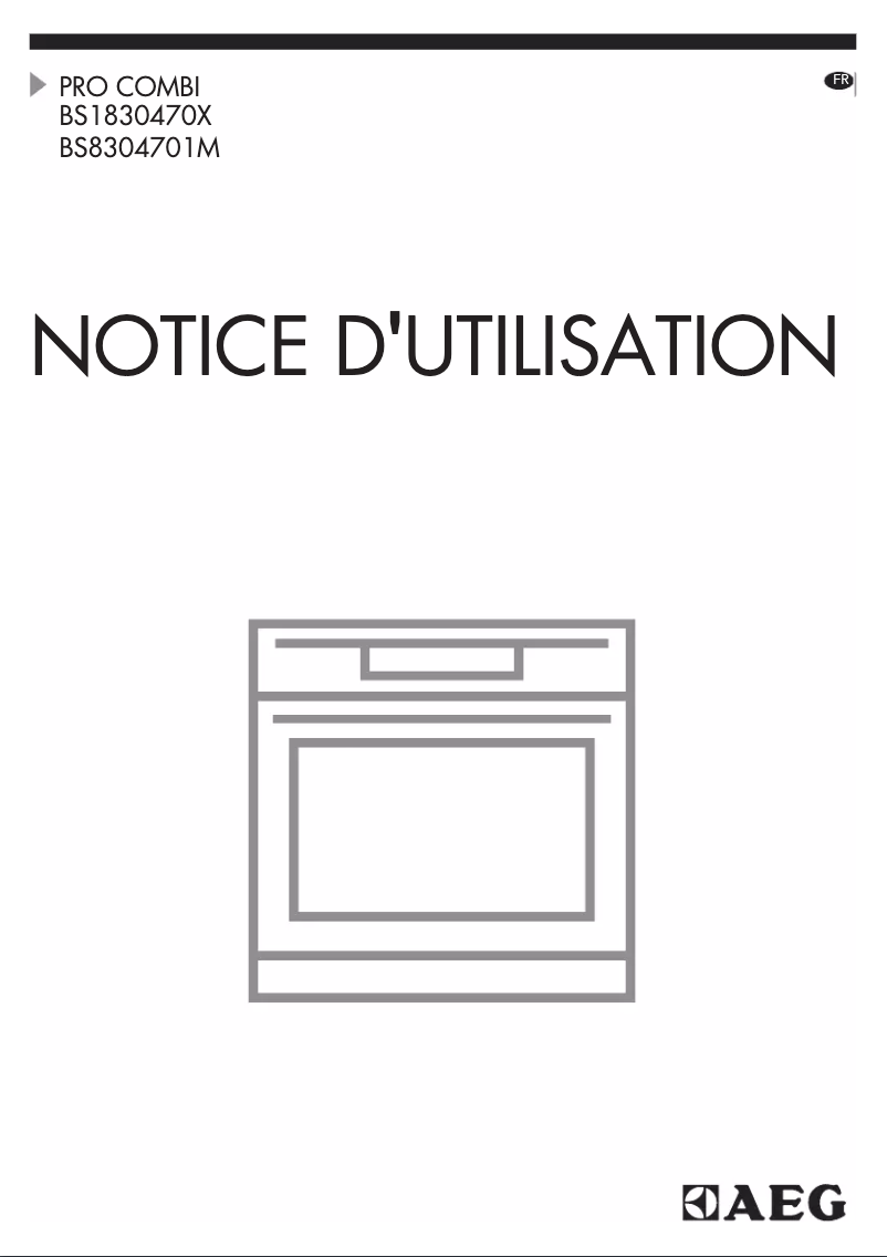 Page 1 de la notice Manuel utilisateur AEG ProCombi BS8304701M