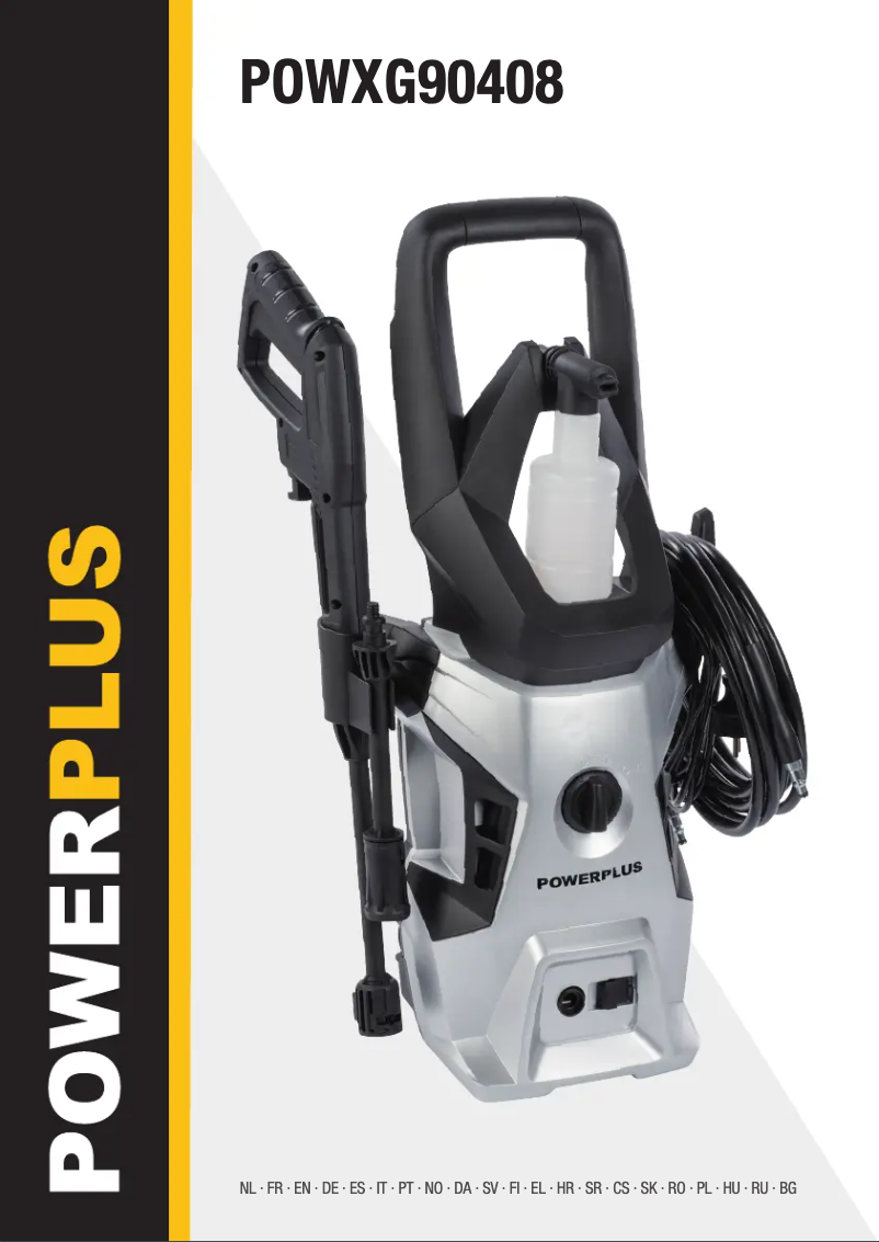 Image de la première page du manuel de l'appareil POWXG90408