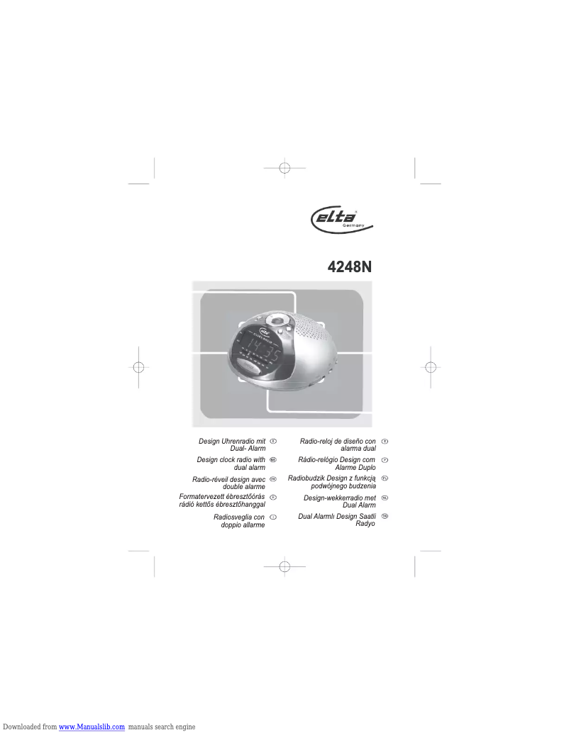 Image de la première page du manuel de l'appareil 4248N