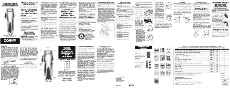 Image de la première page du manuel de l'appareil HC318RVW