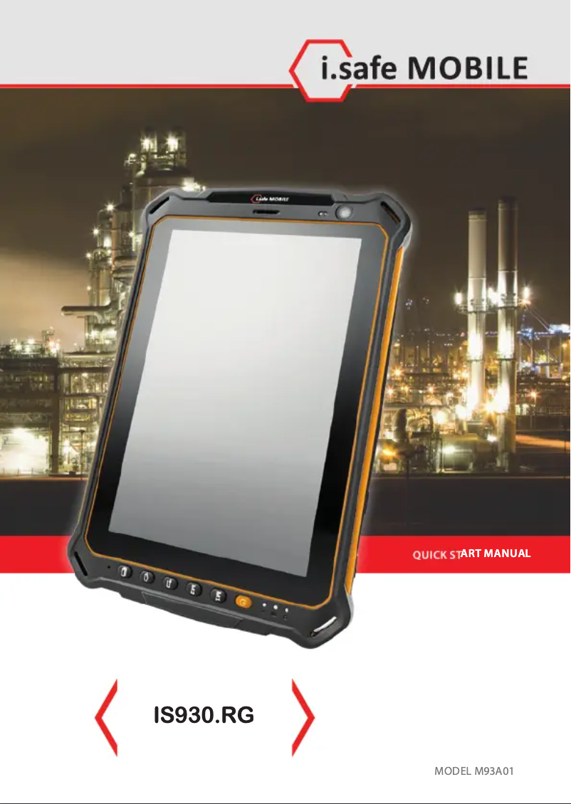 Image de la première page du manuel de l'appareil IS930.RG