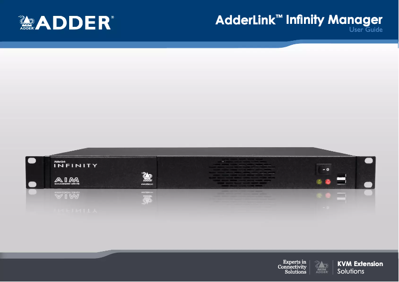 Page 1 de la notice Manuel utilisateur Adder AIM-48